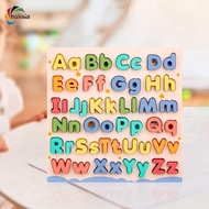 chulisia Children Wooden Abc Puzzle Alphabet Number Matching Puzzle Learning Letters