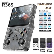 R36S Portable Gaming Console + 15,000 Games Video Games 64g Linux 3.5-inch IPS Screen
