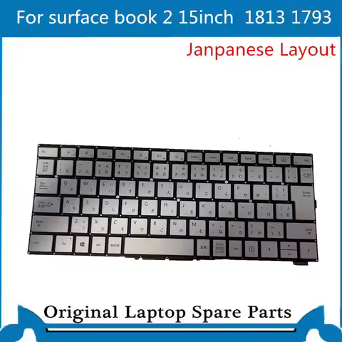 Original For Microsoft Surface Book 2 1813 1793 Book 3 1907 Keyboard 15inch JP Layout