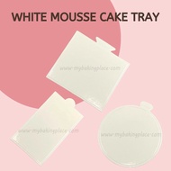 Donut Tray Board White Mini Cake Board Paper Tray White Cake Slice Tray Tray Decoration Tray Cake De
