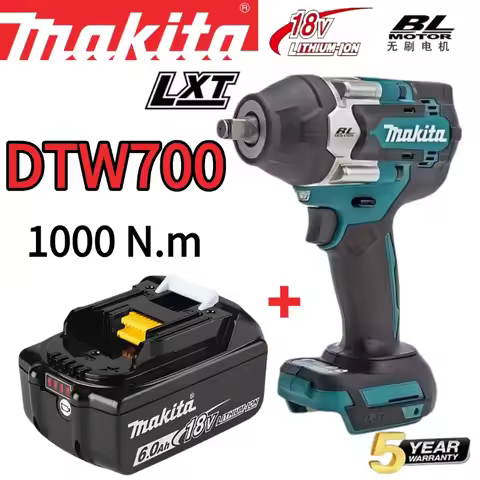 Original Makita DTW700 18V Brushless Impact Wrench 700Nm Max Torque 4-Speed Control for Truck Repair