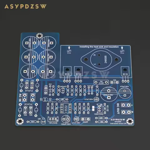 STU900 Gold-sealed Ultra-low noise Regulated linear power supply Base on STUDER 900 circuit Bare PCB