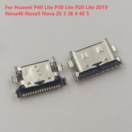 5-30Pcs For Huawei P40 Lite P30 Lite P20 Lite 2019 Nova4E Nova5 Nova 2S 3 3E 4 4E 5 Usb Charging Pin Dock Port Connector Charger Plug