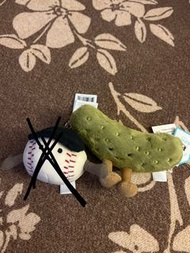 Jellycat Baseball 棒球and Pickle 酸青瓜 Plush 公仔