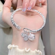 Pure Silver 999 Bracelet Solid Sterling Silver Bracelet