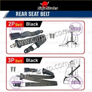 Car Auto Bus Seat Safety Belt Lap 2 Point / 3 Point Adjustable Retractable Universal Seat Belt