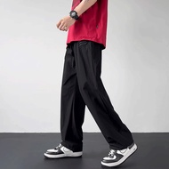 Clearance Sale MMADH934 Men's Street Style High Waist Pants There Are 2 Side Pockets With A Drawstri