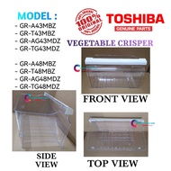 Toshiba Refrigerator VEGETABLE CRISPER GR-A43,GR-A48, GR-AG43, GR-AG48, GR-T43,GR-T48 Fridge Drawer 