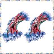 (SDRB) 100Pcs/Lot 12mm WS2811 2811 IC RGB LED Pixels Module String Light IP68 5V Holidays/Christmas/