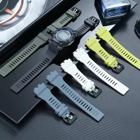 For Casio GBD-100 series modified soft waterproof silicone watch band GBD-100 outdoor sports wristba
