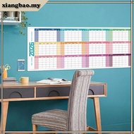 xiangbao1 2026 Full Year to View Calendar Planner Erasable Wall Mounted Yearly Planner Calendar For 
