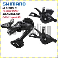 Shimano Deore SL-M4100 Shifter Lever 10 Speed Groupset MTB Bike RD-M4120 Rear Derailleur M4100 M4120
