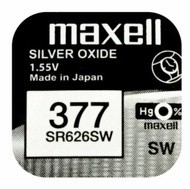 OBRAL BATERAI MAXELL 377 SR626SW ORIGINAL / BATRAI JAM TANGAN SR626