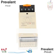 PREVALENT Digital Time Relay, with Socket Base 220V Time Relay, Precision Timing DH48S‑2Z 0.01S-99H9