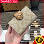 New Original Wallet For Woman With Card Holder C Signature Leather Print C0082