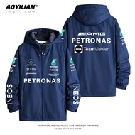 f1 racing suit Hamilton George Russell same shell jacket Mercedes fleet of Mercedes-Benz jacket coat