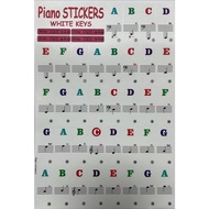((Non-Stick) Piano Keyboard Sticker 1~88 Keys Suitable Electronic Keyboard Sticker Keyboard Sticker 