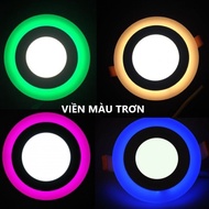 3w+3w color border ceiling light for plaster ceiling decoration