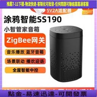 塗鴉智能音箱小智管家zigbee三合壹紅外網關SS190語音助手tuya