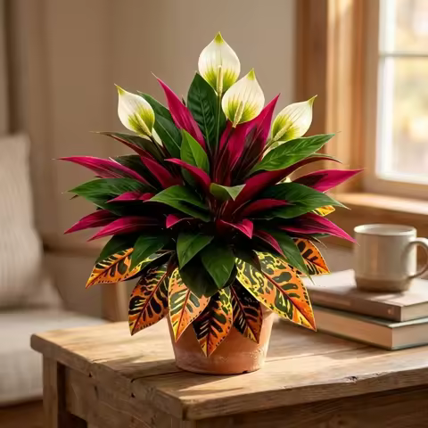UV Resistant Fall Artificial Dragon Blood Tree Fade-Resistant Lifelike Simulated Dragon Blood Branch