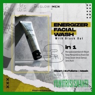 AP77 Ms Glow Men Energizer Facial Wash / Facial Wash Ms Glow For Men