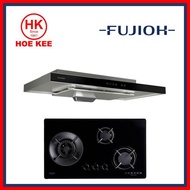 Fujioh FH-GS5035 SVGL Glass Hob / Fujioh FH-GS5035 SVSS Stainless Steel Hob + Fujioh Slimline Hood FR-MS1990R