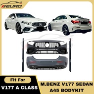 W177 V177 Mercedes Benz A180 A200 A250 AMG A45 Bodykit Front Bumper Side Skirt Rear Bumper