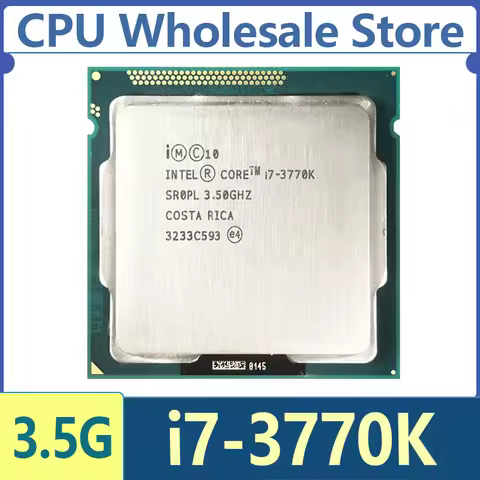 Intel Core i7-3770K i7 3770K 3.5 GHz Used Quad-Core CPU 8M 77W LGA 1155