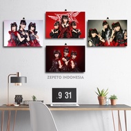 KAYU Babymetal Band Wooden Poster | Babymetal Band Room Decoration | Asthetic Display |8os/itpun