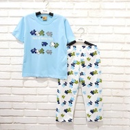 Qfi-22 Juan Luis BOYS' SLEEVE SET LONG PANTS 10 to 14 YEARS OLD || BOYS' PAJAMAS