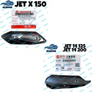 SYM JET X 150 JET 14 125 200 Original Muffler Protector Comp Exhaust Cover Kaver 18317-X1M-000-IKU 1