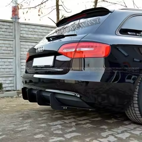 Roof Spoiler for Audi A4 B8 Avant / Allroad 2008-2016 ABS Plastic Spoiler Rear Wing Car Tail Wing De