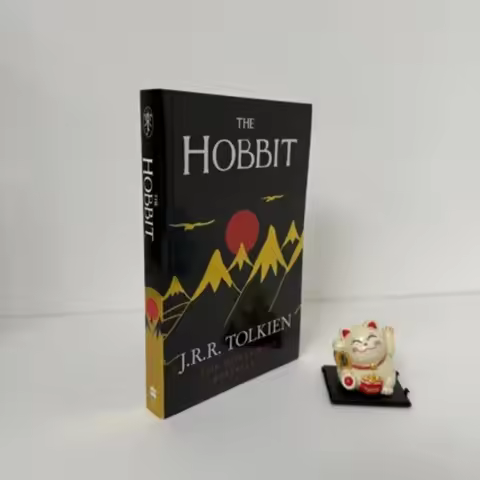 The Hobbit By J.R.R. Tolkien Fantasy Classic & LOTR Prequel Bilbo Baggins Adventure with Dragons & D