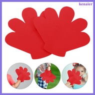 👗 2Set Crimson Felt Gloves for Toddler Costume and Event Shows 10.2x9.6x0.1in