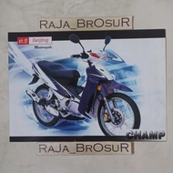 Poster brosur katalog flyer Beijing Champ Kloningan Yamaha 125Z