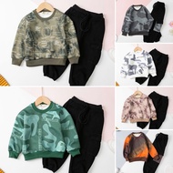 Boy's felt set LITIBABY autumn and winter felt set in HQ twill fabric, size for children from 2 year