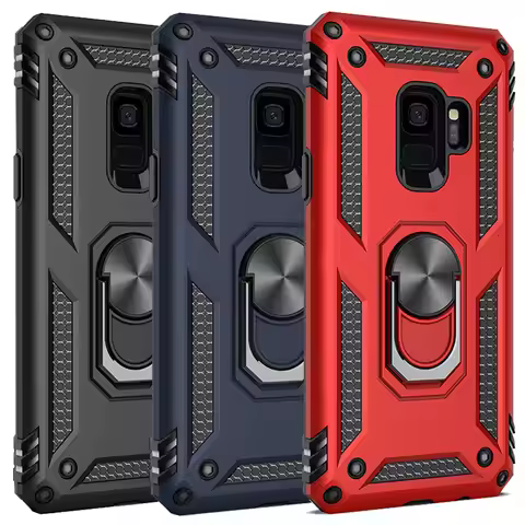 Rugged Magnet Armor Case For Samsung Galaxy note 8 9 10 S8 S9 S10 pro S10E 5G J4 J6 A6 A7 A8 A9 2018