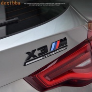 BMW M Thunder Version Car Logo Letter Label X6M X1M X3M X4M X5M M3 M4 M5 M6 Tail Logo Car Logo