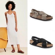 Sandal kulit dan gabus Birkenstock Boston Classic untuk lelaki/wanita Saiz 36-45