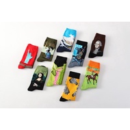 HYPEBEAST ARTSY PAINTING ART Socks Bamboo Fiber Charcoal Bamboo Sock Antibacterial Casual Socks Bamb