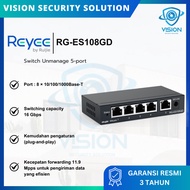 Ruijie Reyee RG-ES108GD Switch Unmanaged 8-Port Gigabit