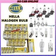 HELLA Headlight Universal Halogen Bulb H1/ H3/ H4 /H7 /H8 /H11/ HB3(9005) / HB4(9006) / T10 / T15 / 