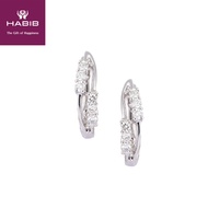 HABIB Serene Diamond Earring in 750/18k White Gold 45091