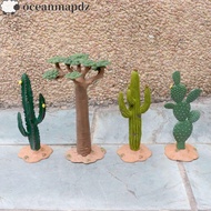 OCEANMAPDZ Artificial Plant Cactus, Realistic Cute Artificial Tree Model, Green Plant Model DIY Craf