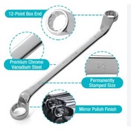12MM x 13MM Offset Ring Wrench Spanner / Double Offset Ring Spanner / Spannar Ring 0404-4
