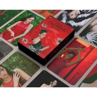 55pcs/box BLACKPINK JISOO Photocards ME FLOWER Album LOMO Card Postcard
