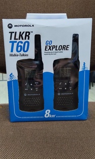 Brand New 💫Motorola TLKRT60 (一對裝) 409MHz UHF ⚡無線電對講機⭐(TLKRT60) mototola t60💫