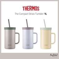 [Thermos] Insulated The Compact Straw Cup & Tumbler 1L(1000ml) / Dishwasher Safe/ Eco-Friendly Reusa