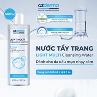 Nước tẩy trang dịu nhẹ sạch sâu dành cho da dầu mụn nhạy cảmLight Multi Cleansing Water Azderma
