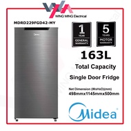 Midea 163L Single Door Refrigerator /Peti Ais 1 Pintu (MDRD229FGD42) Peti Sejuk/Fridge/冰箱